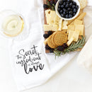 The Secret Ingredient Is Always Love Kitchen Tea Towel