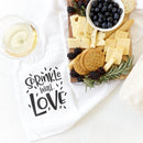 Sprinkle With Love Kitchen Tea Towel