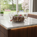 Ornate Garden Round Cake Log Holder