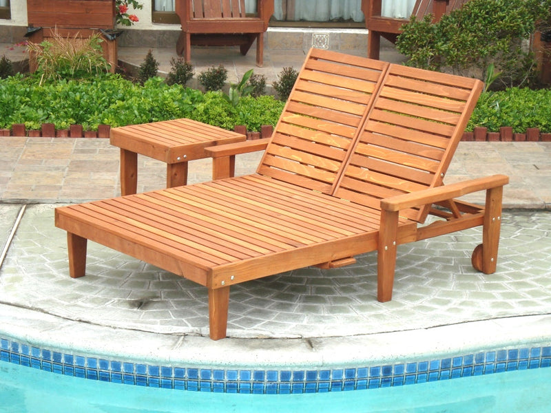 Summer Redwood Chaise Lounge