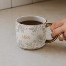 Mrs 14 oz Gold Handle Coffee Mug