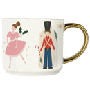 Nutcracker 14 oz Gold Handle Coffee Mug