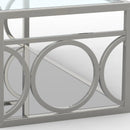 47" Contemporary Coffee Table in Chrome