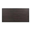 Walnut/Gold Textured Front Panels Coffee Table with Concealed Drawers
