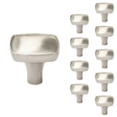 1-1/7 in.  Square Cabinet Knob (10-Pack)