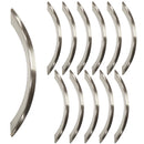 Curve 3-3/4 in. (96mm) Satin Nickel Drawer Pull (10-Pack)