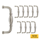 Traditional 3 in. (76mm) Satin Nickel Drawer Pull (10-Pack)