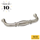 Traditional 3 in. (76mm) Satin Nickel Drawer Pull (10-Pack)
