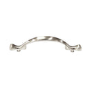 Long Footed 3-3/4 in (96mm) Satin Nickel Drawer Pull (10-Pack)