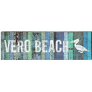 Vero Beach Pelican Wood Sign | Home Decor Wall Art Print on Real Wood
