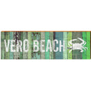 Vero Beach Crab Green | Wall Art Print on Real Wood