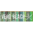 Vero Beach Star Fish Green | Wall Art Print on Real Wood