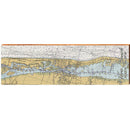 Vero Beach, Florida Map Wooden Sign | Wall Art Print on Real Wood