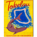 Tokelau Shark Sanctuary Wooden Sign | Wall Art Print on Real Wood