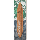 Surfs Up Surfboard Sign | Wall Art Print on Real Wood