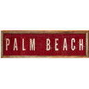 Palm Beach Red Framer | Wall Art Print on Real Wood