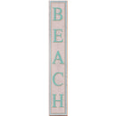 Beach Sign | Wall Art Print on Real Wood
