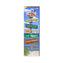 Oak Island Beach Sailboat Directional | Wall Art Print on Real Wood