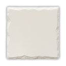 Ceramic Coaster Blank | Ridged Edges | Absorbent with Cork Backing