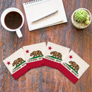 California State Flag |Drink Coaster Set