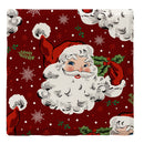Holiday Christmas Santa Face | Drink Coaster Set