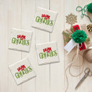 Holiday Christmas Drink Up Grinches | Drink Coaster Set