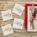 Holiday Christmas Oh Holy Night | Drink Coaster Set