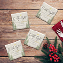 Holiday Christmas Holy Night | Drink Coaster Set