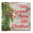 Merry Little Christmas Holiday | Drink Coaster Set