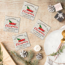 Customizable Welcome to Christmas Holiday | Drink Coaster Set
