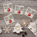 Holiday Christmas Ornament | Drink Coaster Set