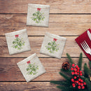 Holiday Christmas Mistletoe | Drink Coaster Set