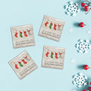 Christmas Stockings | Drink Coaster Set