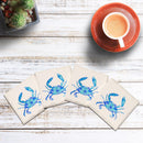 Watercolor Crabs | Drink Coaster Set
