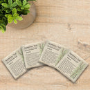 Appalachian Trail Definition | Drink Coaster Set (of 4) | Absorbent Ridged Ceramic with Cork Backing