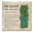 Lake Hartwell, South Carolina Definition |Drink Coaster Set