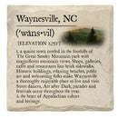 Waynesville, North Carolina Definition |Drink Coaster Set