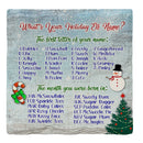 Holiday Christmas Elf Name | Drink Coaster Set