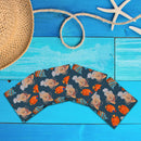 Under The Sea Navy |Drink Coaster Set