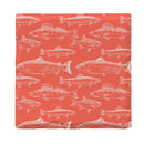 Coral Trout Pattern |Drink Coaster Set