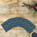 Navy Trout Pattern | Drink Coaster Set