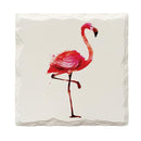 Watercolor Flamingos | Drink Coaster Set