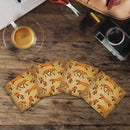 Foxes Pattern |Drink Coaster Set