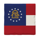Georgia State Flag |Drink Coaster Set