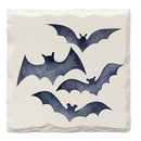 Halloween Watercolor Bats | Drink Coaster Set