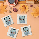 Halloween Watercolor Vampire | Drink Coaster Set