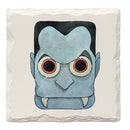 Halloween Watercolor Vampire | Drink Coaster Set