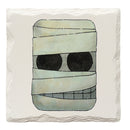 Halloween Watercolor Mummy | Drink Coaster Set