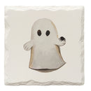 Halloween Watercolor Ghost | Drink Coaster Set
