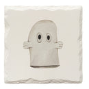 Halloween Watercolor Ghost | Drink Coaster Set
